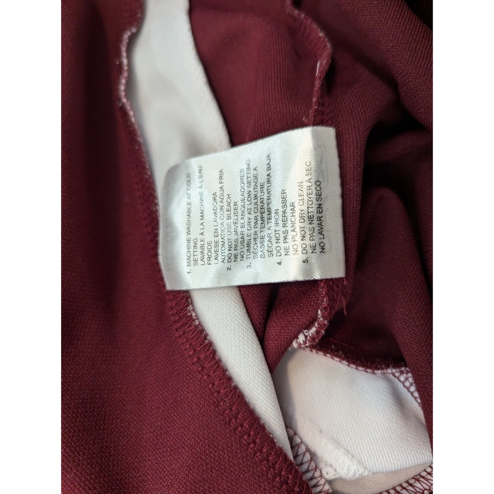 Reebok Hockey Jersey Mens Medium Maroon 3/4 Sleeve - Picture 10 of 13